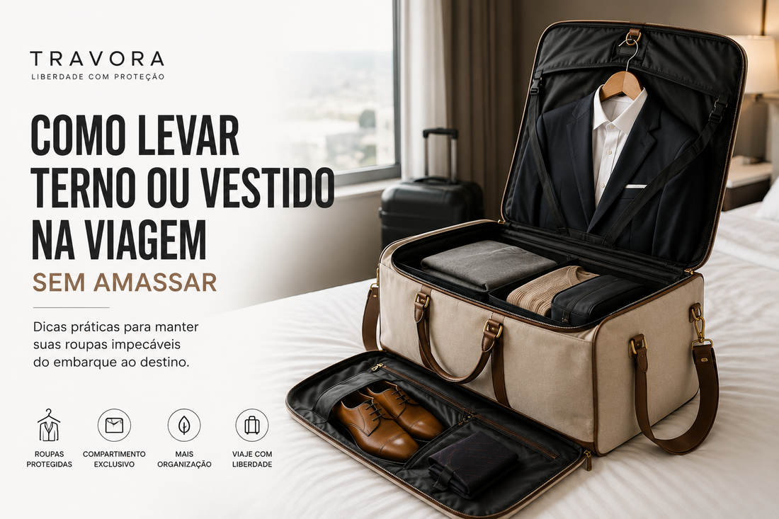 Como Levar Terno ou Vestido na Viagem Sem Amassar
