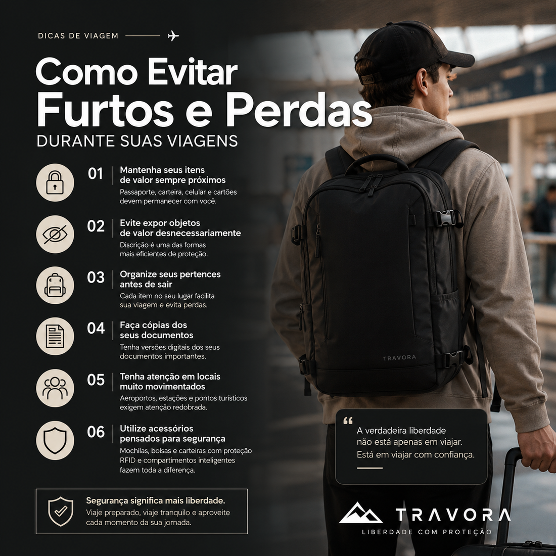 Como Evitar Furtos e Perdas Durante Suas Viagens