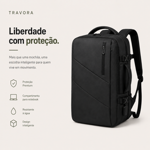 Mochila Travora Antifurto Expansível