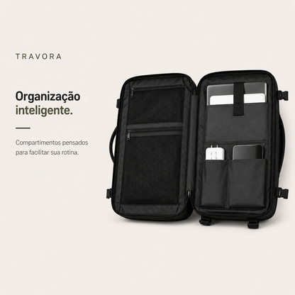 Mochila Travora Antifurto Expansível