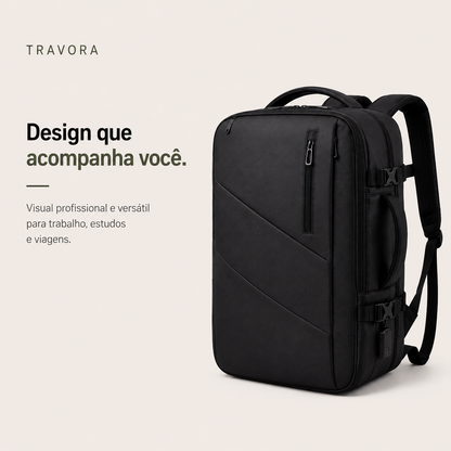Mochila Travora Antifurto Expansível