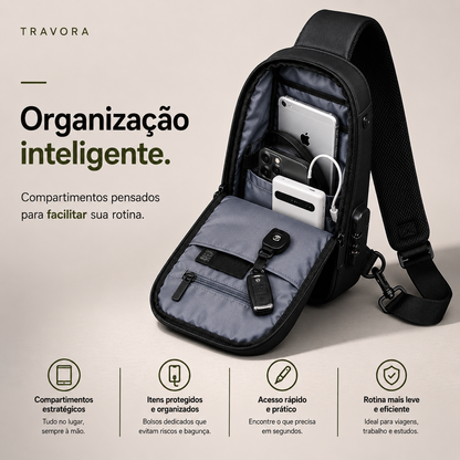 Shoulder Bag Travora Antifurto